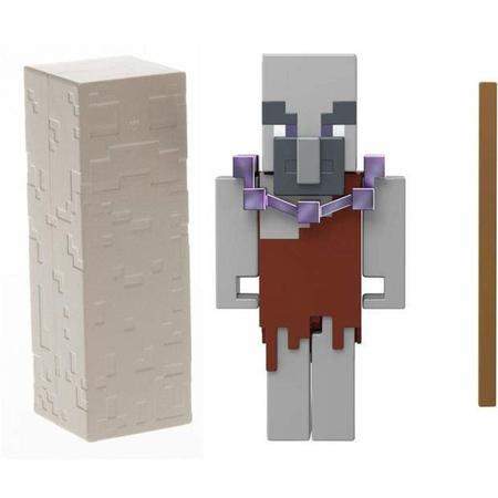 Boneco Minecraft Dungeons Geomancer - Mattel GNC23 - Fabrica da Alegria