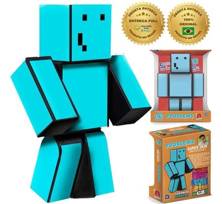 Boneco Problems Minecraft Streamers 35 Cm Jogo