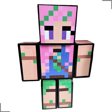 Boneco Streamers - Cupcake - Minecraft - Algazarra 3.03.1203 - Xickos  Brinquedos