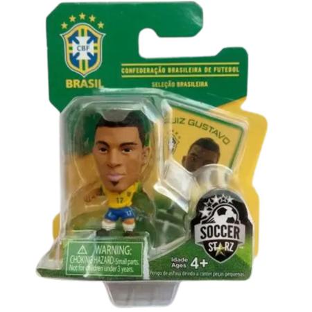 Boneco Mini Craque Luiz Gustavo Soccerstarz DTC 3739 - Bonecos