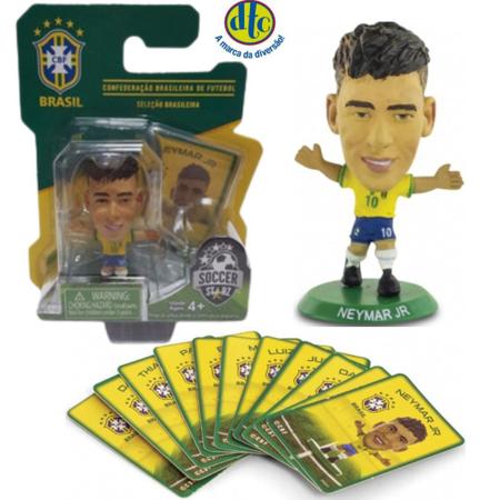 Boneco de ação Brasil futebol SoccerStarz