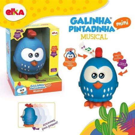 Bonecos e Bonecas - Galinha Pintadinha Mini Musical - Elka - Loja