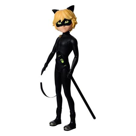 Boneco Cat Noir Miraculous Original Novabrink Com Bastão