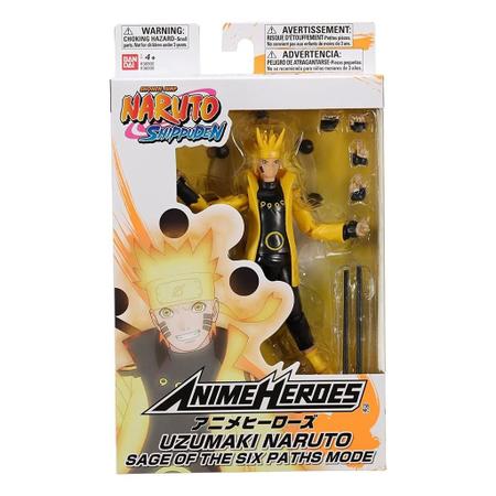 Imagem de Boneco Naruto Sábio Dos 6 Caminhos Anime Heroes F00735 - Fun