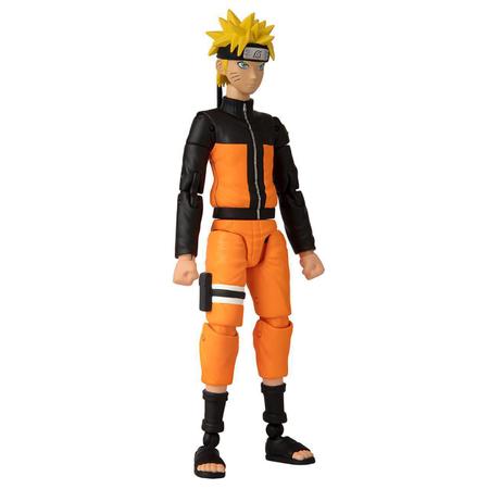 Boneco Naruto Uzumaki 25cm Action Figure Anime Troca Rosto