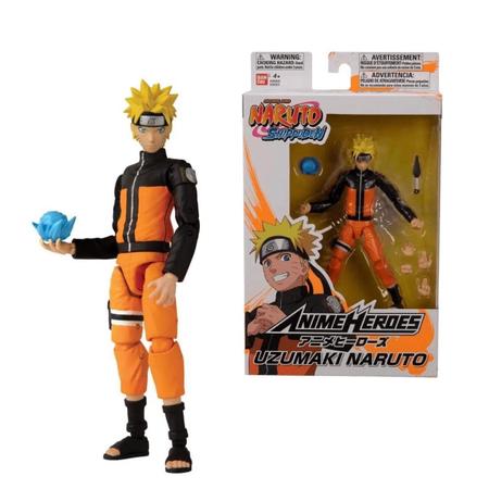 Naruto Boneco Articulado Bandai Personagem Naruto Uzumaki