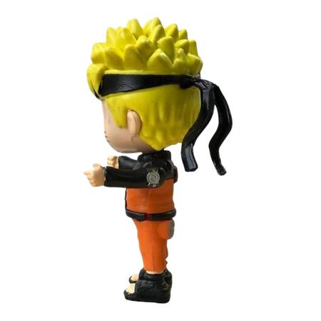 Boneco Naruto Uzumaki Chibi - Naruto Shippuden Mexe os Braços