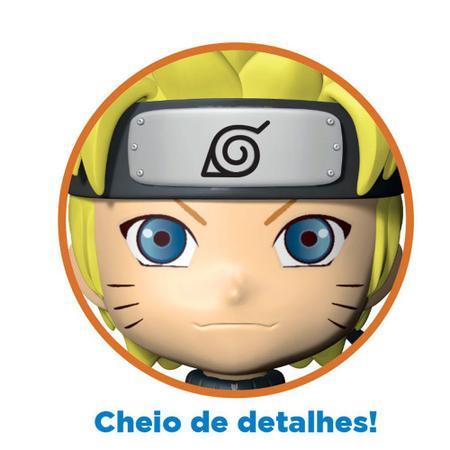 Boneco Naruto Uzumaki Chibi - Naruto Shippuden Mexe os Braços