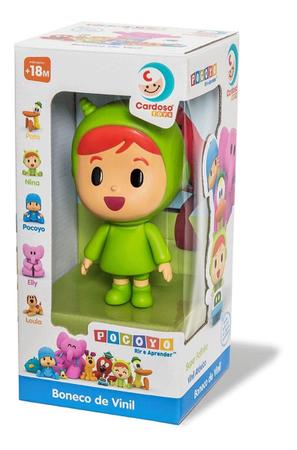 Boneco Nina De Vinil Macio Desenho Infantil Pocoyo - Cardoso