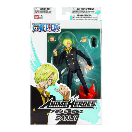 Conjunto de Bonecos One Piece: Luffy, Ace e Sanji - Aventuras Épicas d