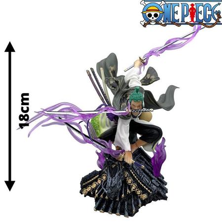 Boneco Anime Action Figure One Piece 18Cm - Roronoa Zoro - Smart Bracelet -  Action Figures - Magazine Luiza