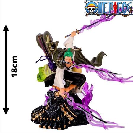 Boneco Anime Action Figure One Piece 18Cm - Roronoa Zoro - Smart Bracelet -  Action Figures - Magazine Luiza