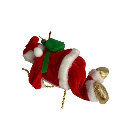 Boneco Papai Noel Tradicional na Corda - 90cm