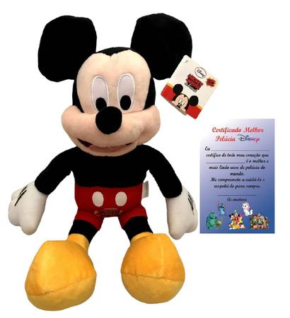 Imagem de Boneco Pelúcia G Disney Mickey Mouse Com Som Fala - Multikids