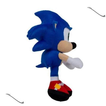 Sonic Filme Pelucia Boneco Grande - Pelúcia - Magazine Luiza