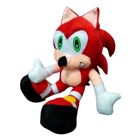 Boneco pelucia do sonic infantil