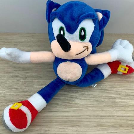 Sonic Boneco com Relógio Pelúcia Infantil, Magalu Empresas