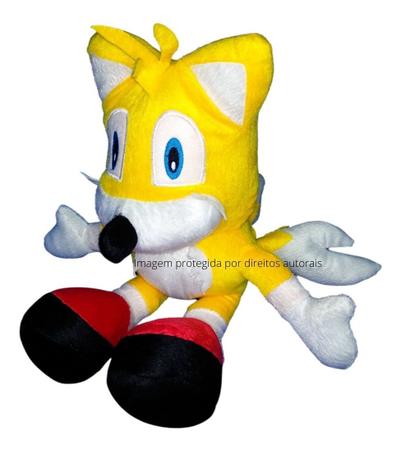 Boneco Pelúcia Sonic Grande 50cm Lançamento Pronta Entrega