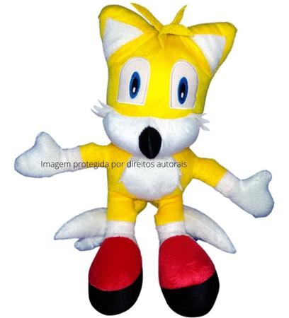 Boneco Sonic De Pelúcia Amarelo 50cm, Magalu Empresas