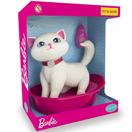 Boneco Pet da Barbie Blissa Veterinária Gatinha Brinquedo com 4 Acessórios  +3 anos Pupee - Baby&Kids