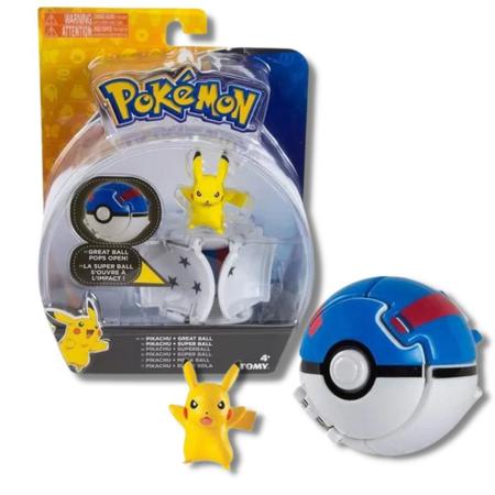 Brinquedo Pokemon Pikachu Pokebola - Sunny Brinquedos - Bonecos - Magazine  Luiza