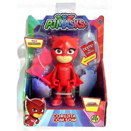 Imagem de Boneco Pj Masks Articulado Com Som Corujita Dtc 4661