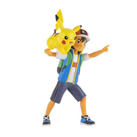 Boneco Pokémon Ash + Pikachu - Sunny Brinquedos - Bonecos