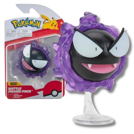 Mini Figura - Pokémon - Gastly - 7 cm - Sunny - Ri Happy