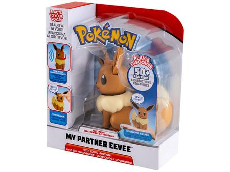 Sunny Brinquedos Pokemon - Meu Parceiro Pokemon Eevee Com Som E