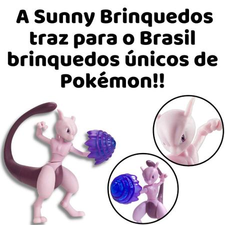 Boneco Pokemon MewTwo 10cm Battle Figura WCT Sunny 2602 - Sunny Brinquedos  - Bonecos - Magazine Luiza
