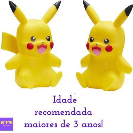 Boneco Pokemon Figura Pikachu 10cm Vinil 2600 Sunny – Papelaria Pigmeu