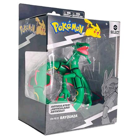 Boneco Pokemon Rayquaza Articulado Dragão Lendario Sunny - Sunny