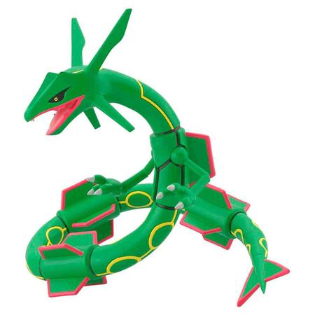 Boneco Pokemon Rayquaza Articulado Dragão Lendario Sunny - Sunny