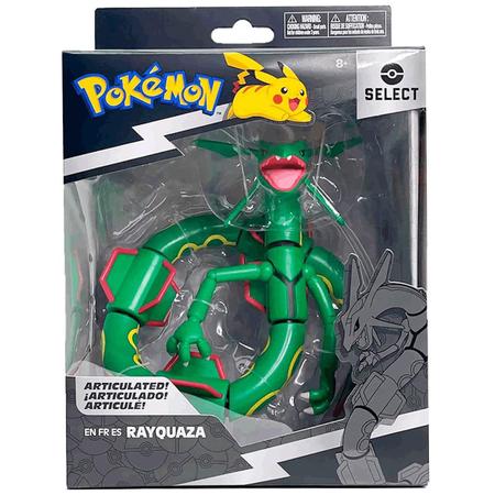 Boneco Pokemon Rayquaza Articulado Dragão Lendario Sunny - Sunny