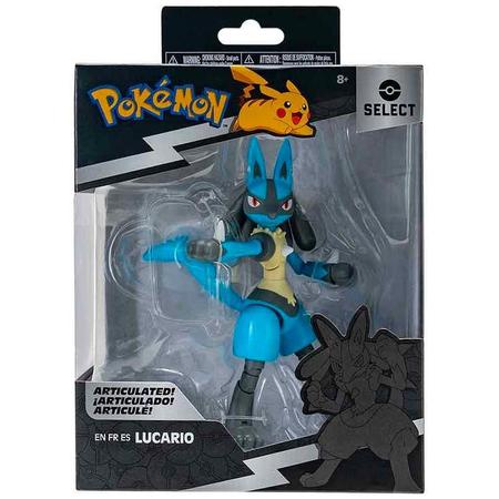 Boneco Brinquedo Articulado Lucario Pokémon Pokébola Na Caixa - MHR - Boneco  Pokémon - Magazine Luiza