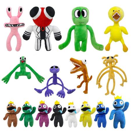 Boneco Rainbow Friends Jogo Roblox Azul Pelúcia Blue E Babão