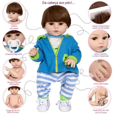 Boneca Para Maquiar My Best Com Escova de Cabelo, Acessórios - Bee Toys -  Boneca Baby Alive - Magazine Luiza