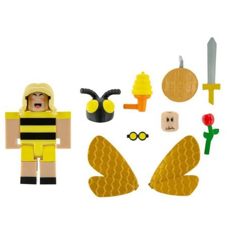 Boneco Roblox Avatar Shop Pack Figura Just Bee + Cód Virtual