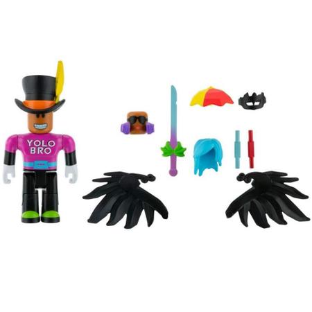  Roblox Avatar Shop Series Collection - Tix, Flex, And Epic Pecs  Figure Pack [Includes Exclusive Virtual Item] : Toys & Games