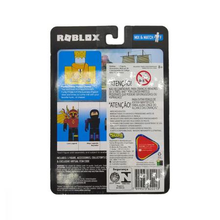 Figuras Articuladas - Roblox - Funky Fridau: Funky Cheese - Amarelo - Sunny