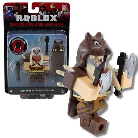 Boneco Roblox Kingdom Simulator Berserker + Código Virtual - Jazwares -  Bonecos - Magazine Luiza