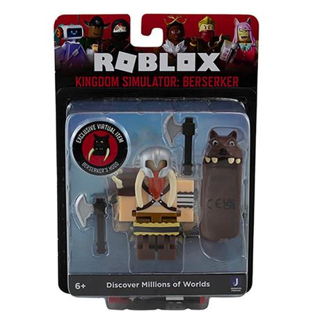 Boneco Roblox Kingdom Simulator Berserker + Código Virtual - Jazwares -  Bonecos - Magazine Luiza