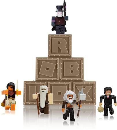 6 Bonecos Roblox Citizans of Roblox com 8 acessórios Jazwares