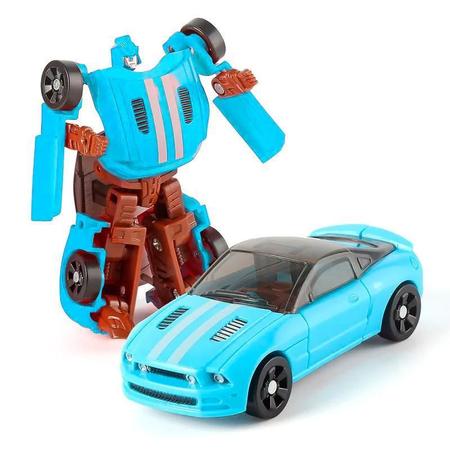 Imagem de Boneco Robô Transforma Em Carro 2 Em 1 Fighter Bots Warrior