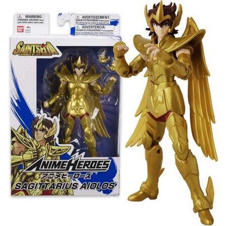 Boneco Sagittarius Aiolos Anime Heroes - Saint Seiya Zodiaco - Bandai -  Bonecos - Magazine Luiza