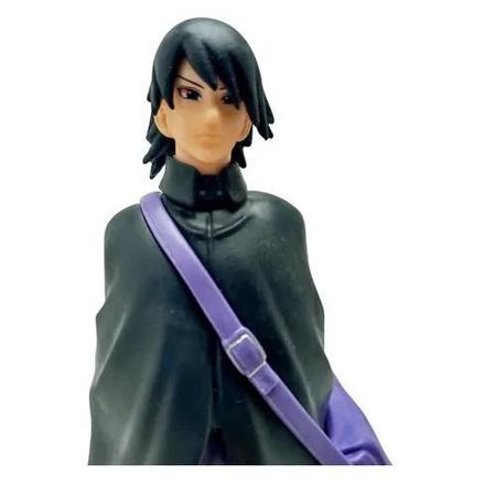 Boneco Sasuke Classico Não Articulado - Sasuke 18cm Naruto