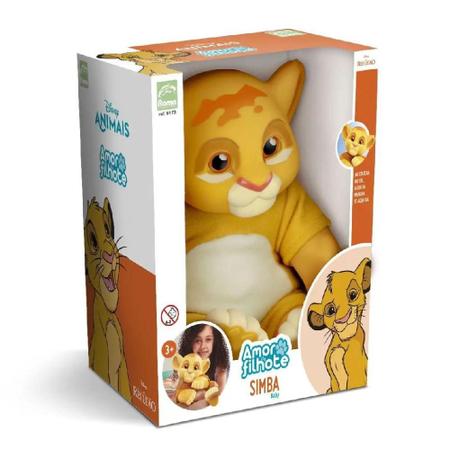 Imagem de Boneco Simba Baby Rei Leão Amor de Filhote - Roma