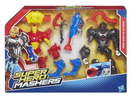 Imagem de Boneco Sipder-Man vs Ultron Marvel Super Hero Mash