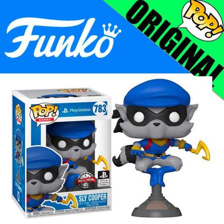 Funko Pop! Games Playstation Sly Cooper 783 Original Colecionavel