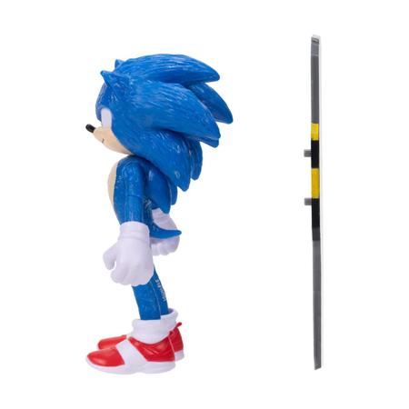 Sonic - Boneco Do Sonic 4.0 Polegadas - Ailos aproxima